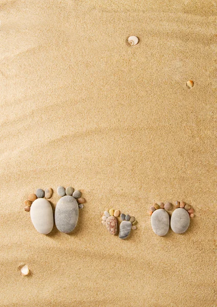 Pés felizes — Fotografia de Stock