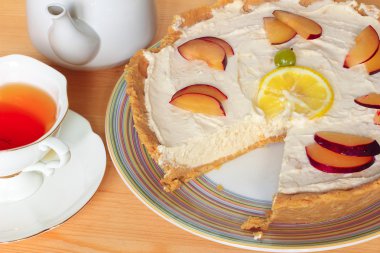 meyve cheesecake