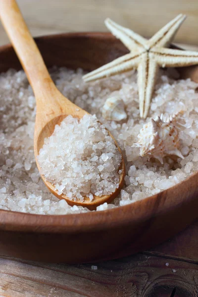 Sea salt for spa — Stock Photo, Image