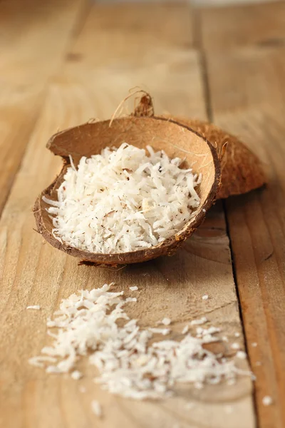 Homemade coconut shavings — Stock Photo, Image