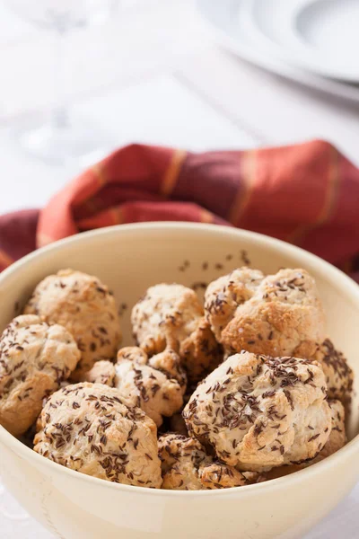 Pães frescos pequenos — Fotografia de Stock