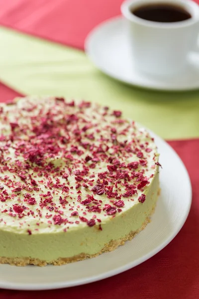 Mint cheesecake — Stock Photo, Image