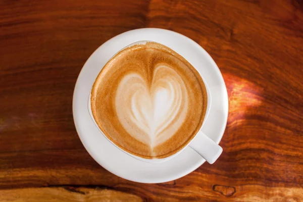 Kopje koffie latte — Stockfoto