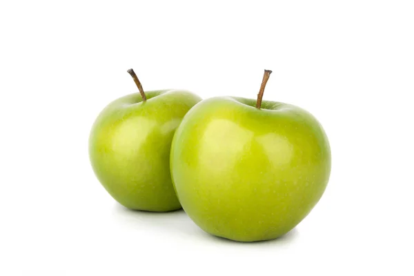 Green apple, isolated on white background — Stock Photo, Image