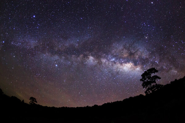 Milky Way at Phu Hin Rong Kla National Park, Phitsanulok Thailand
