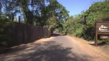 February, 2020 Goa state, India. Biker swept at high speed