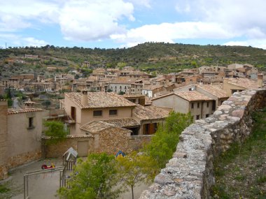 Alquezar village Huesca Aragon Spain