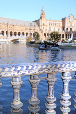 Spain, Andalucia, Seville, Plaza de Espana