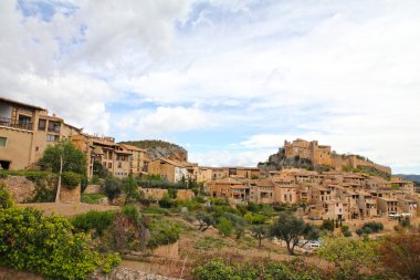 Alquezar village Huesca Aragon Spain