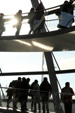 The dome on the roof of the Reichstag, Berlin - Germany