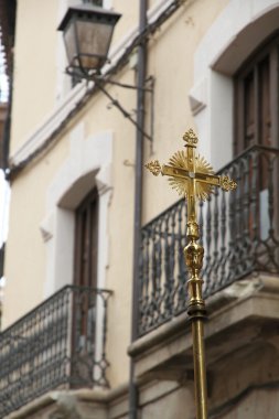 Procession of the Virgin of Desamparados,Mora de Rubielos village,Teruel, Aragon Spain