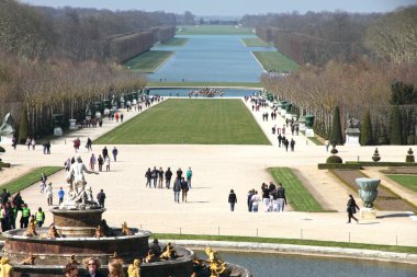 Grand Canal, Versailles palace gardens. Yvelines, Ille de France