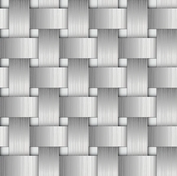 Vlákno kovové textura, bezešvé pattern — Stockový vektor