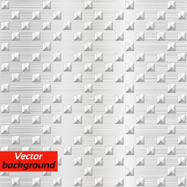 Varrat nélküli fém szövet háttér. Vektor — Stock Vector