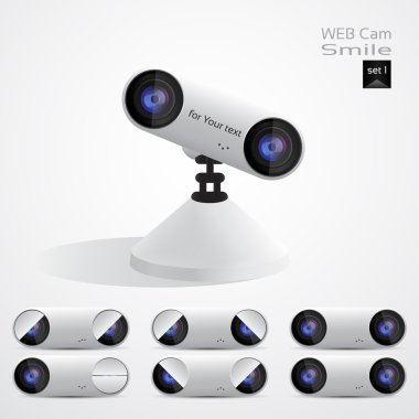 Web kamerası, 1 set gülümse