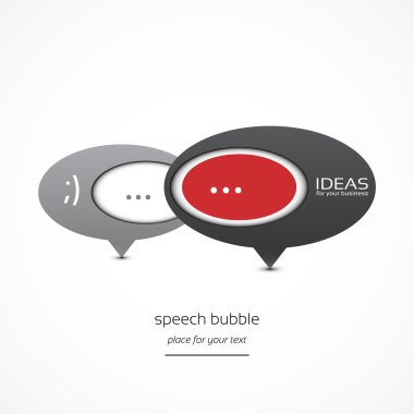 konuşma balonu, sizin metin için yer