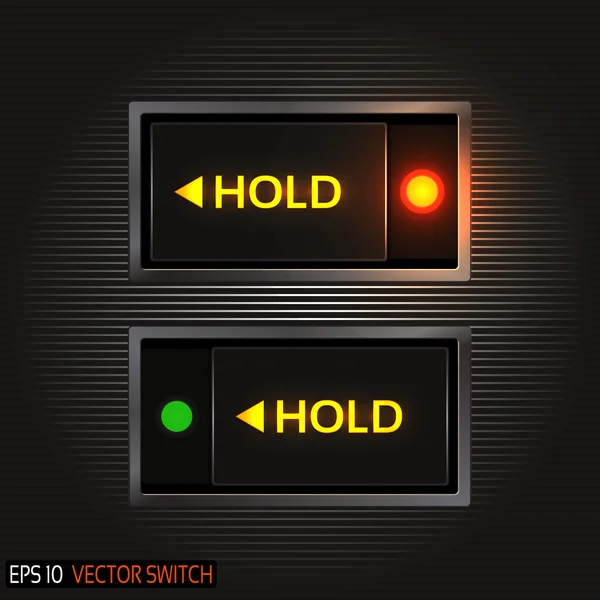 Realistic Toggle Switch — Stock Photo, Image