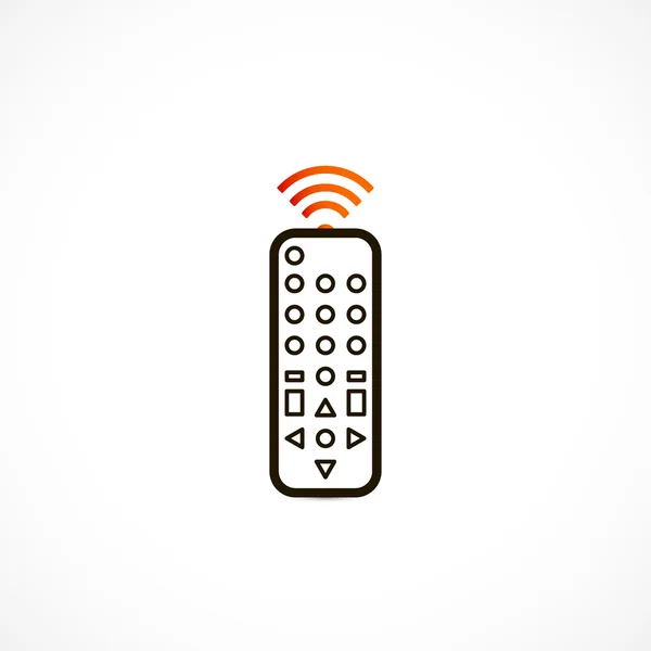 Remote control icon isolated — Stock Photo, Image