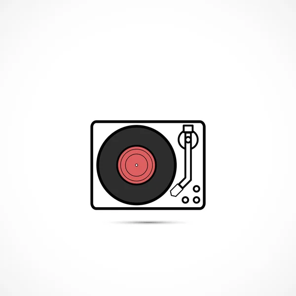 Turntable, icon — Stock Photo, Image