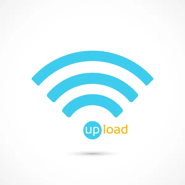 Upload icon isolated — Stock Photo, Image