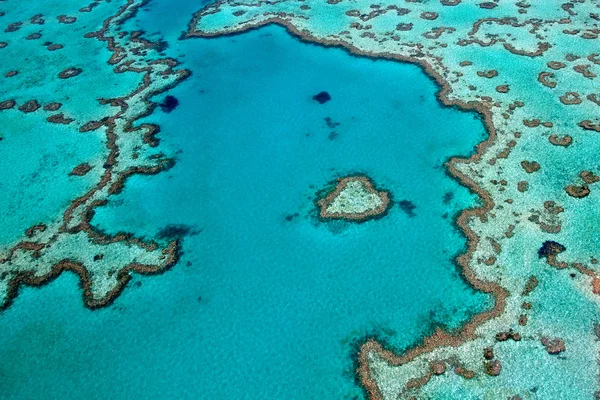 Hjärtat rev whitsundays — Stockfoto