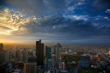 Melbourne şehir manzarası