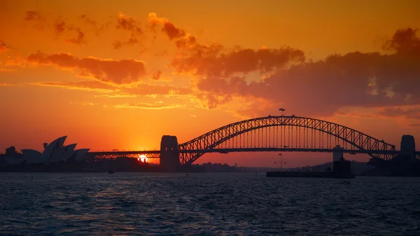 Coucher de soleil sur Sydney — Photo