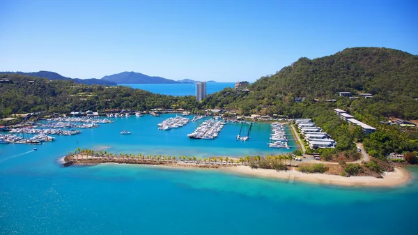 Hamilton island marina großes barriereriff — Stockfoto