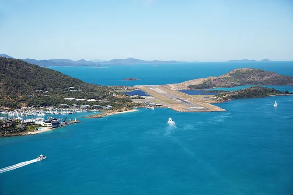 Flughafen hamilton island — Stockfoto