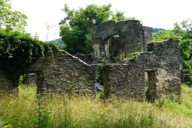 Harpers Ferry yakınlarındaki St. John 's Episcopal Kilisesi kalıntıları, Batı Virginia, ABD