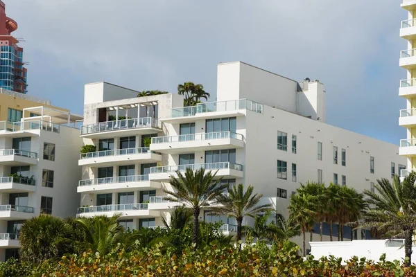 Miami Beach Φλόριντα Φεβρουαρίου 2022 Παραθαλάσσιο Ξενοδοχείο Και Θέρετρα — Φωτογραφία Αρχείου
