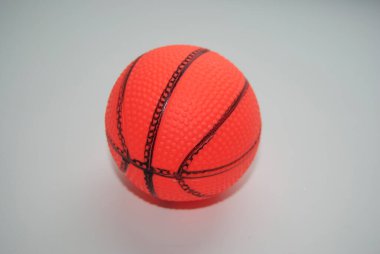 close up orange toy basket ball