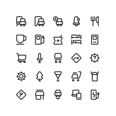 Çevrimdışı Haritalar Serisi Çevrimdışı Taslak Stili Simge, Logo ve İllüstrasyon