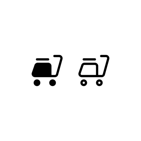 Entrega Comida Motocicleta Ícone Logotipo Ilustração — Vetor de Stock