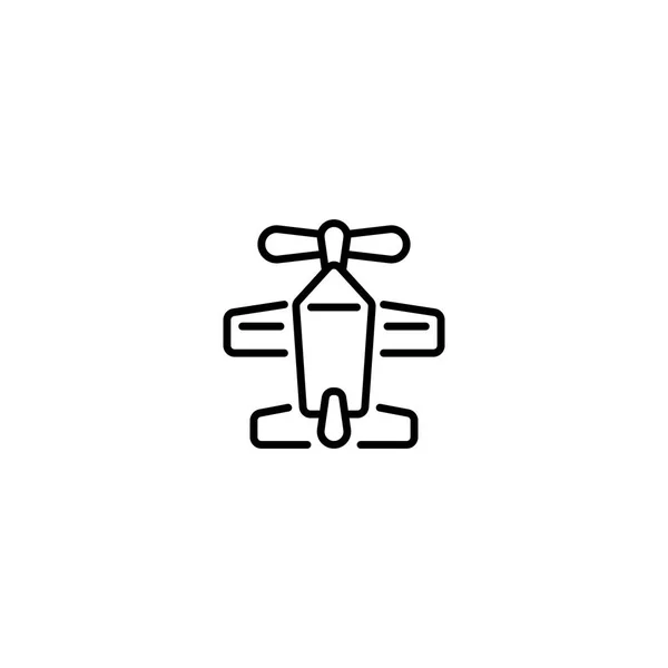 항공기 항공기 Icon Logo Illustration — 스톡 벡터