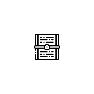 Hazine Sandığı ana hatları biçim simgesi ve illüstrasyon