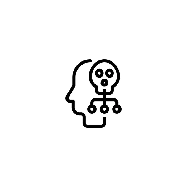 Ікона Лого Притча Про Кібер Злочин — стоковий вектор