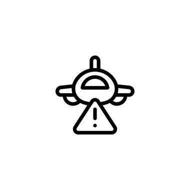 Uçuş yeri uyarısı özet Simge, Logo ve illüstrasyon