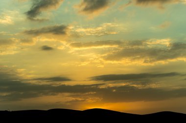 çöl sunrise