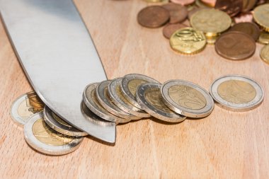 Euro coins kesme bıçağı