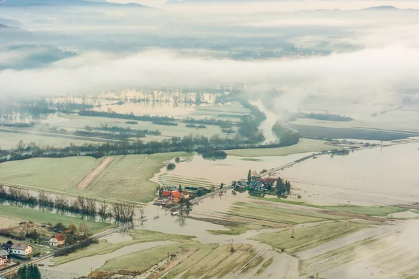 Ruas yang dibanjiri — Stok Foto