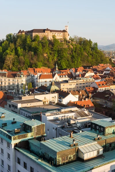 Hrad nad městem — Stock fotografie