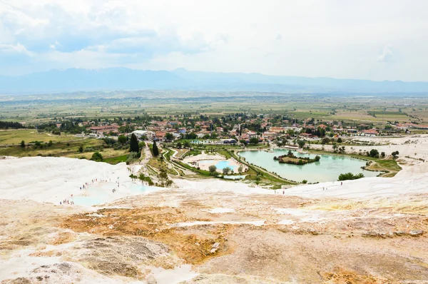 Travertine terraces — Stock Photo, Image