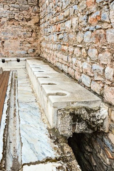 Ancient public toilets — Stock Photo, Image