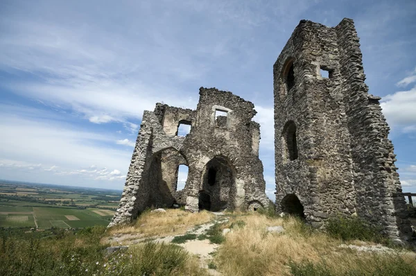 Руїни Somlo замку — стокове фото