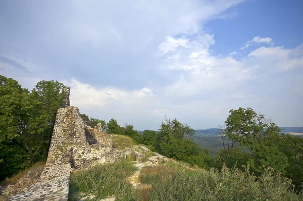 Ruïnes van het kasteel van tatika — Stockfoto
