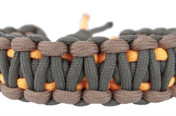 Paracord のブレスレット マクロ — ストック写真