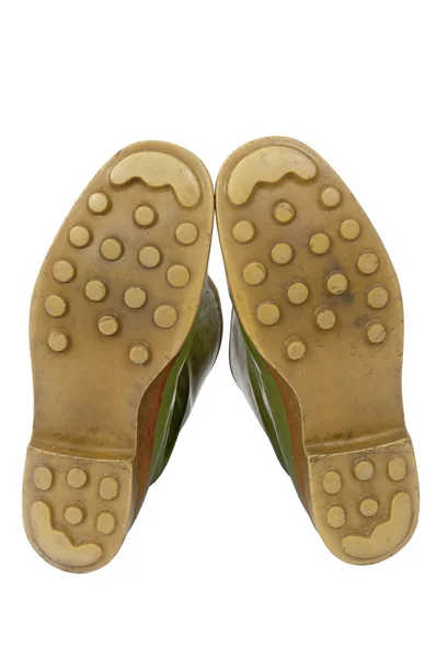 Sole of galoshes with clipping path — Stock Photo, Image