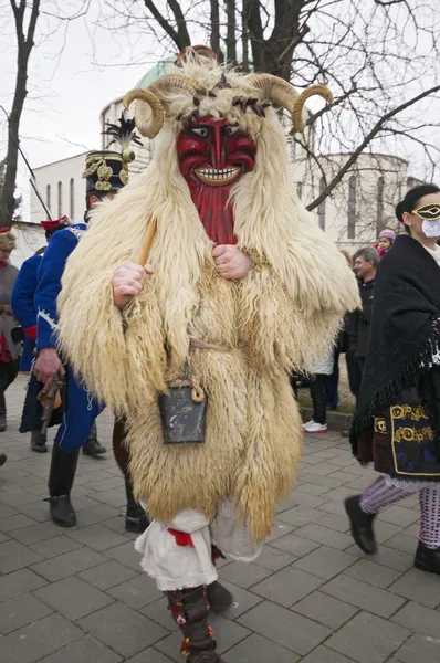 Buso porträtt i procession — Stockfoto