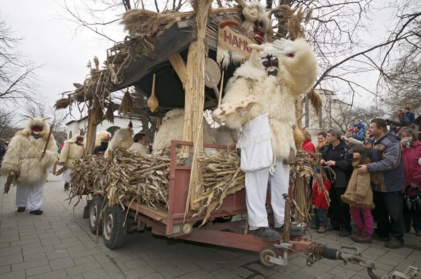 Busos køretøj ved procession - Stock-foto